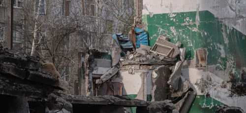 乌克兰敖德萨市建筑物受损的图片