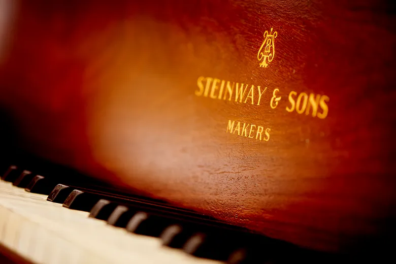 A Steinway & Sons piano
