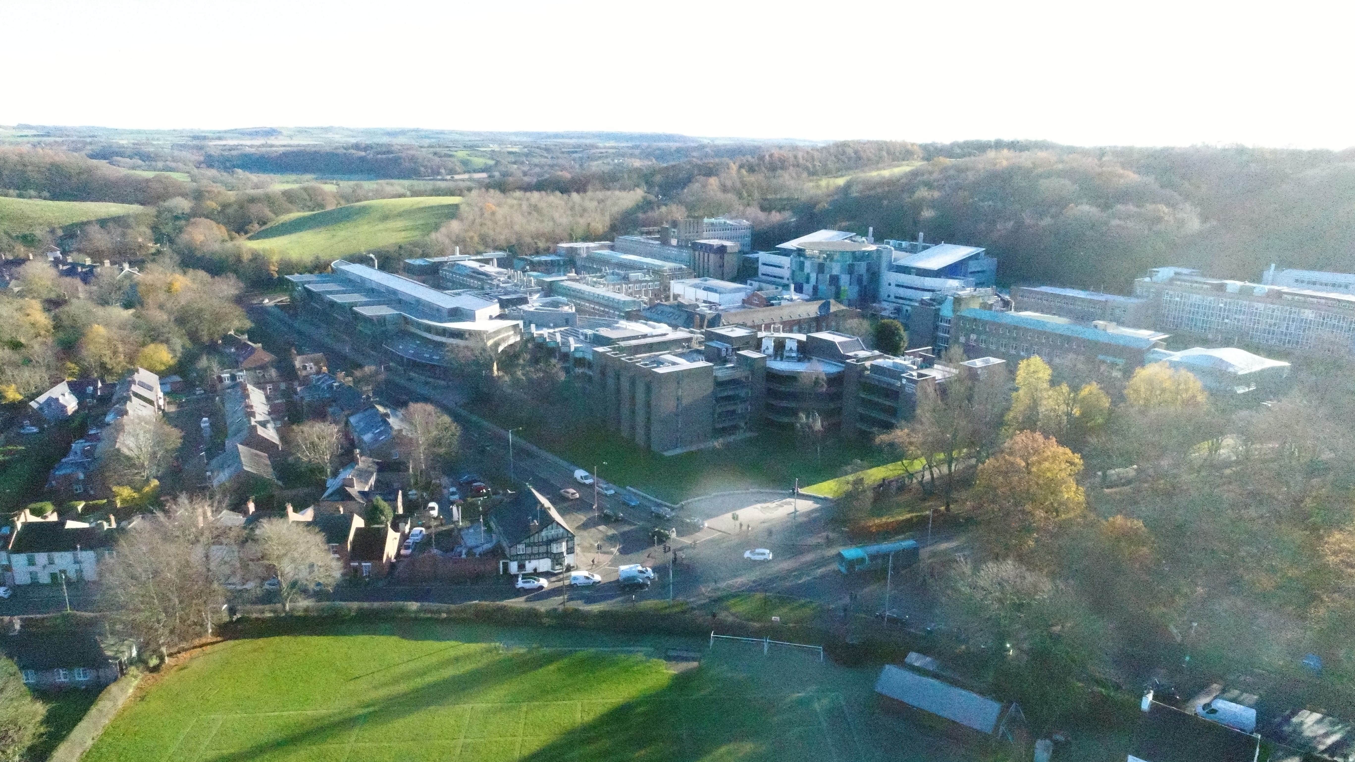 Aerial View of Geography Campus 2018