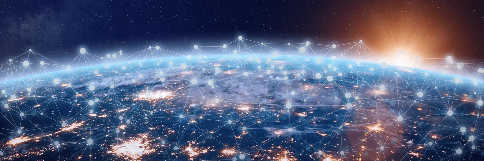 Globe with virtual connections