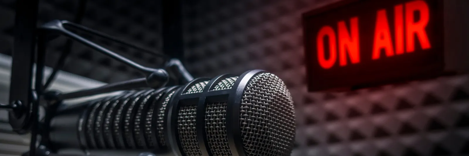 Microphone and on air sign