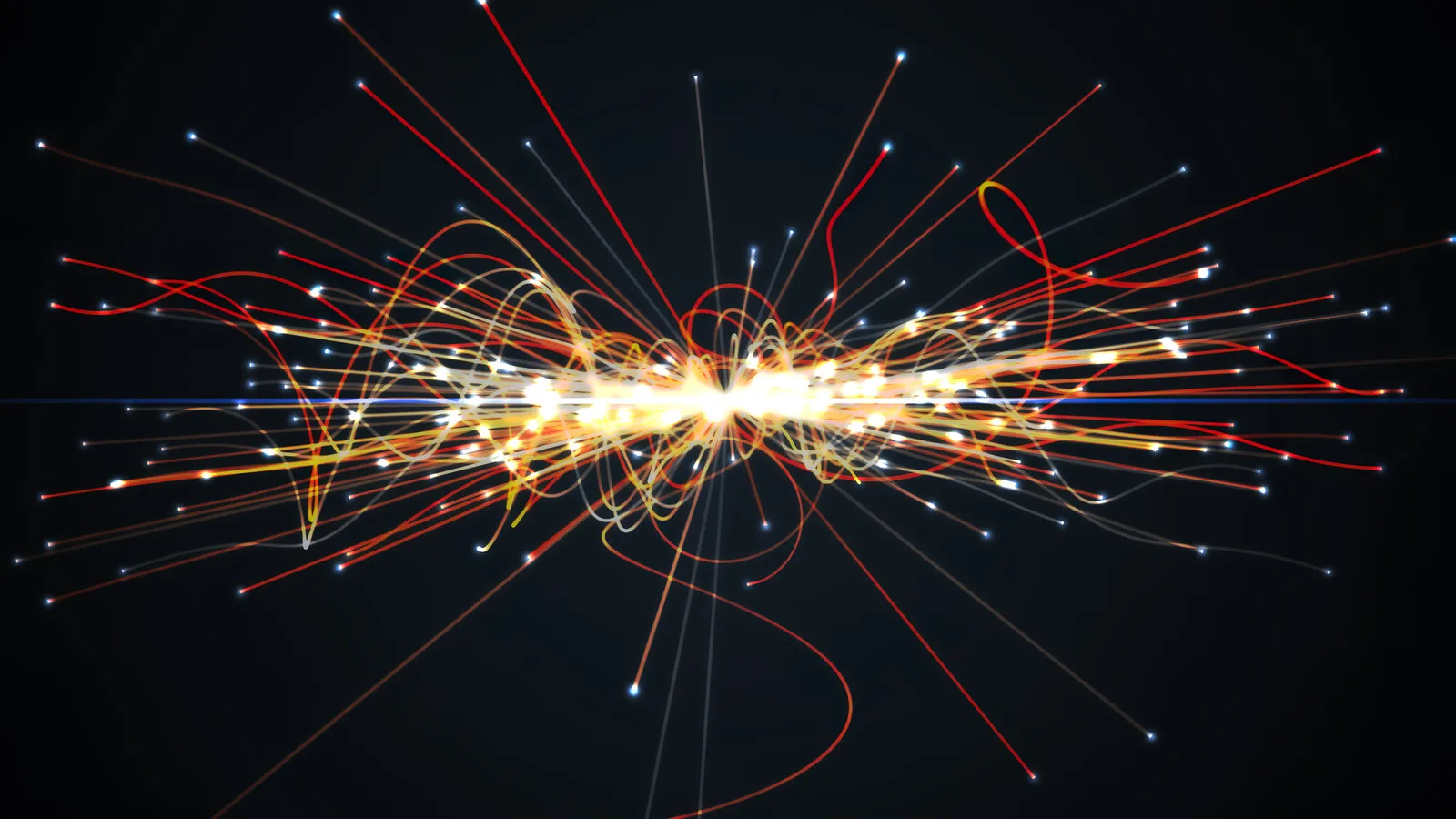 Particles collision in Hadron Collider