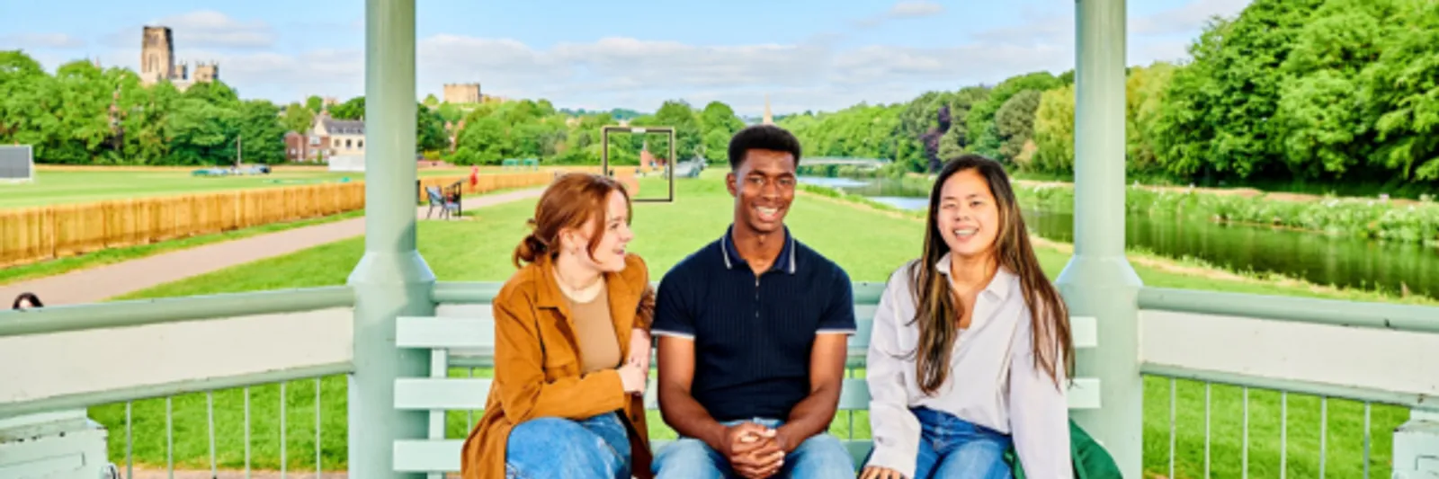 Group of people sitting and chatting