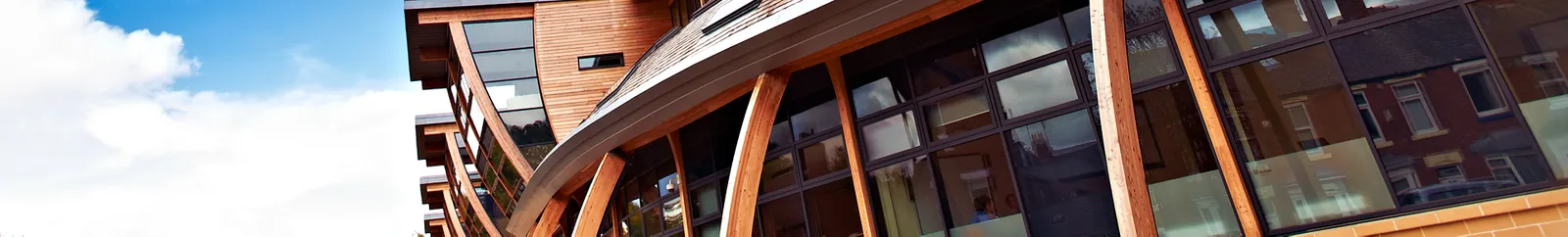 The unique Palatine Centre roof profile