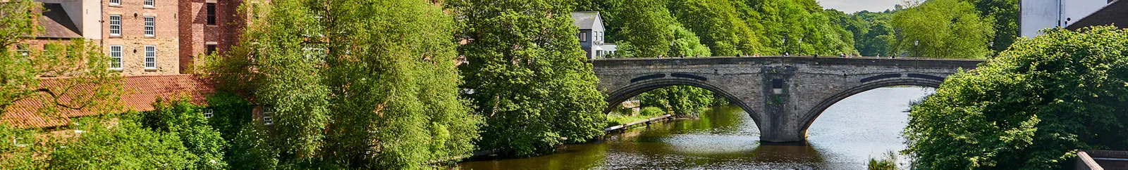 Durham City skyline overlooking the River Wear