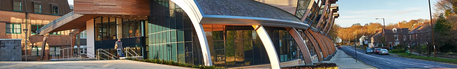 The Law School entrance of the Palatine Centre