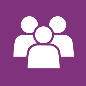 Outline of three people