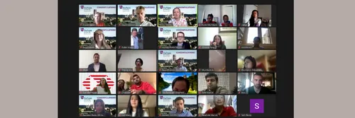 Online celebration to mark the graduation of MBA students