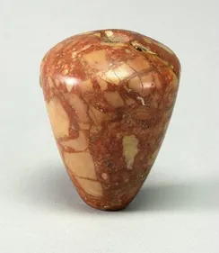 An Ancient Egyptian stone mace head.