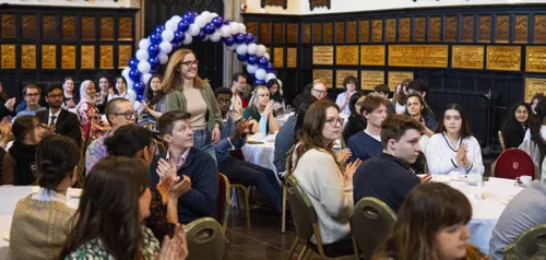 The crowd at the Student Employee of the Year Awards 2024