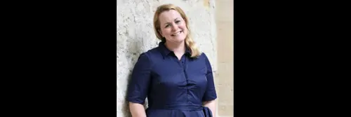 Woman smiling looking at camera