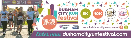 Durham City Run Promotional Poster 2022