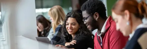 Researchers collaborating