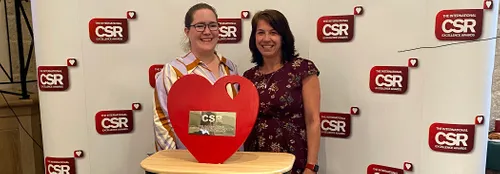 DUVO CSR Gold Award winners 2023, Stacy Porter and Jackie Lowes