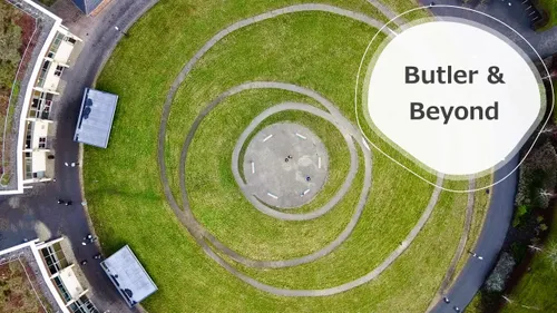 aerial view of the mound at Josephine butler college