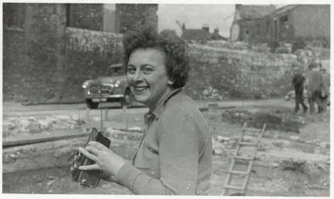 Black and white image of Rosemary Cramp