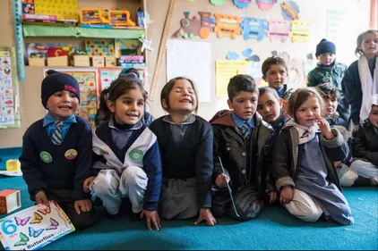 A group of children in an education setting