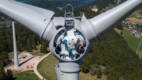 Wind turbine installation