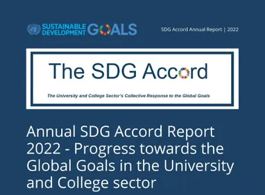 2022 SDG accord report cover page
