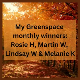 My Greenspace app monthly winners September 2024