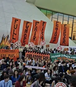 Protest at COP28