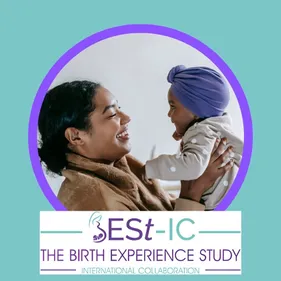 Borth Experiences logo with a progile picture of a woman holding her baby while smiling