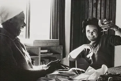 Photo of Ruth First and Winnie Mandela