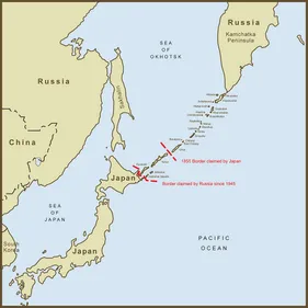 Kuril Islands. Image courtesy of: Navy Matters: Russia To Militarize Kuril Islands (navy-matters.blogspot.com)