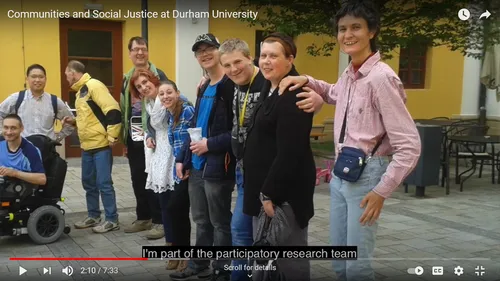 Communities and Social Justice at Durham University YouTube Screenshot