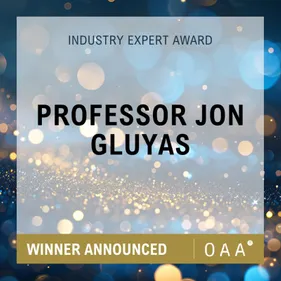 Prof Jon Gluyas Award image