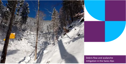 Debris flow and avalanche mitigation in the Swiss Alps