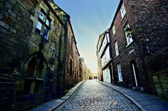 Cobbled street in Durham