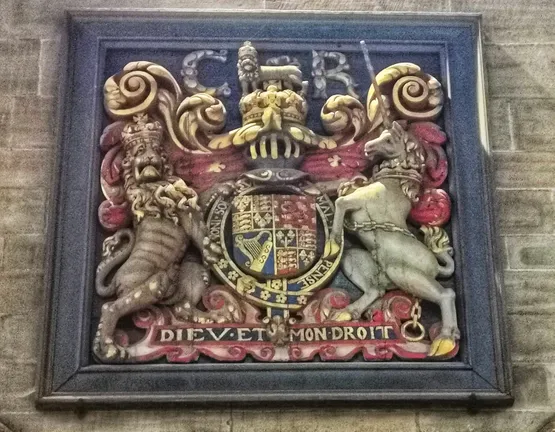 The Coat of Arms of Charles II in Newcastle