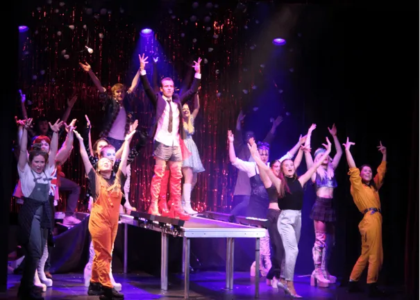 Students performing