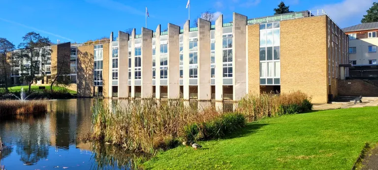 Van Mildert College Grounds on a sunny day