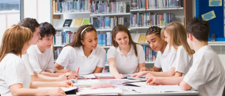 Secondary school children