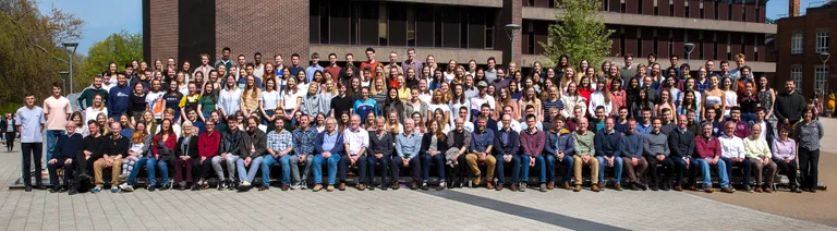 Geography Department Undergraduate Group photo from 2019
