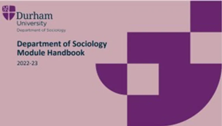 Front cover of sociology handbook