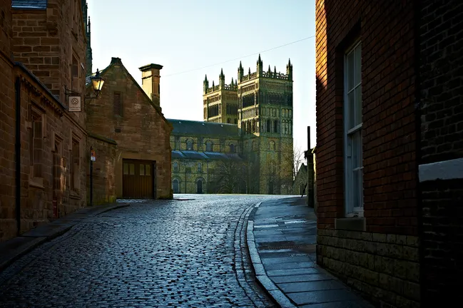 Durham Cathedral viewed from Owengate