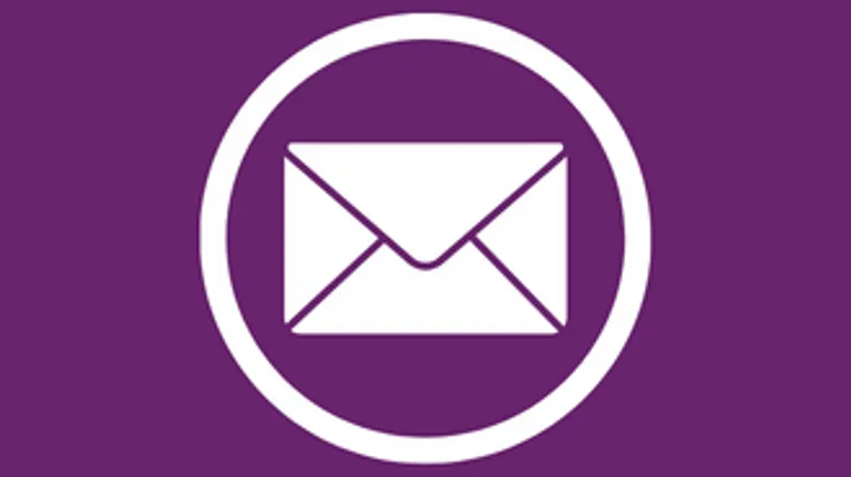 Email Icon with Purple Background