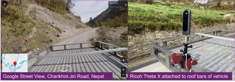 Google street view in Nepal