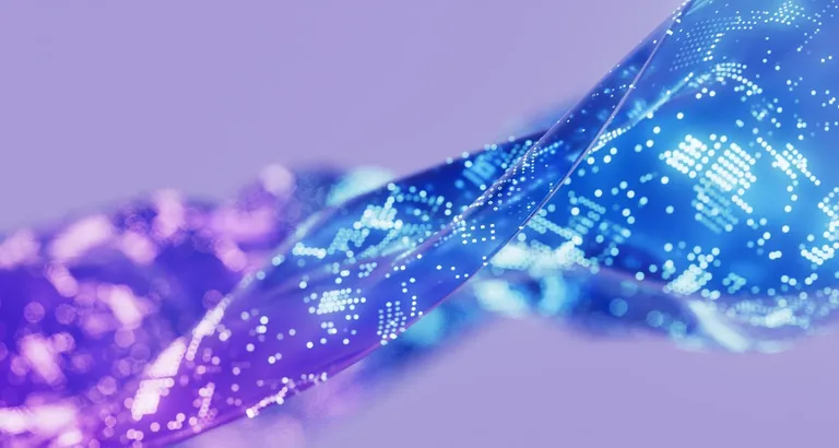 Data fabric showing AI artificial intelligence powered analytics