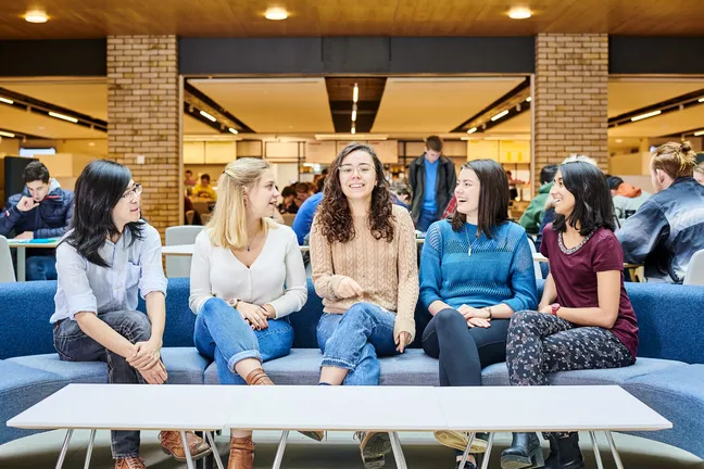 Group of students in the learning centre