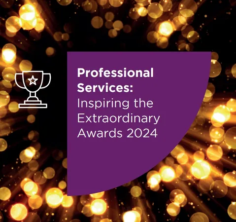 A photo of the Professional Servcies Awards 2024 Logo