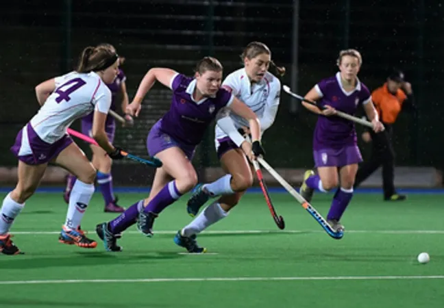 Team Durham playing hockey