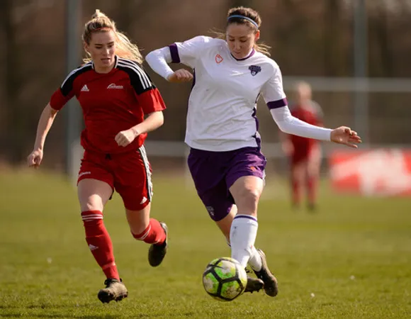 Women playing football