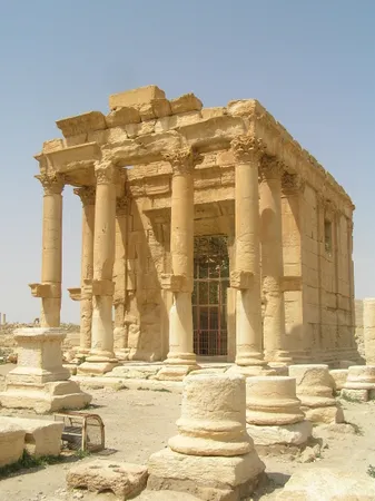 Photograph of an ancient temple