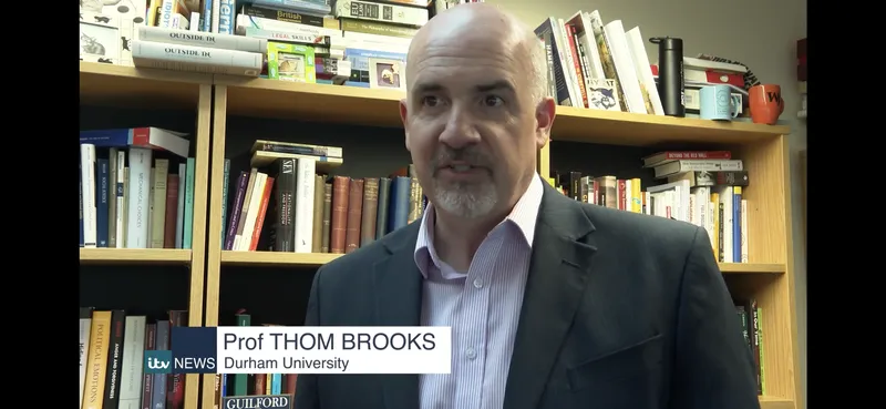 Thom Brooks on ITV