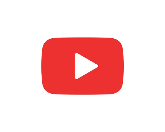 YouTube video play button