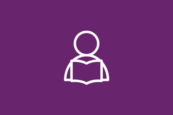 Icon of a student holding a book